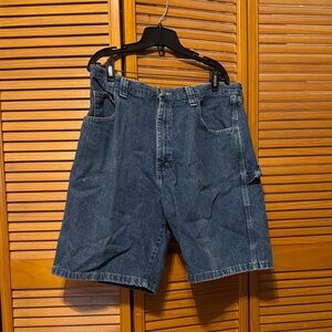 Wrangler Mens Blue Denim Shorts